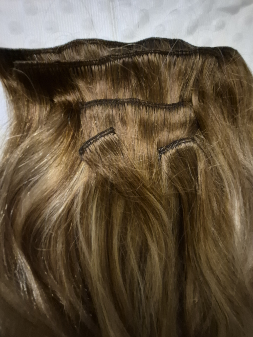Brown 5 piece Clip-In Hair Extensions - Natural Brown